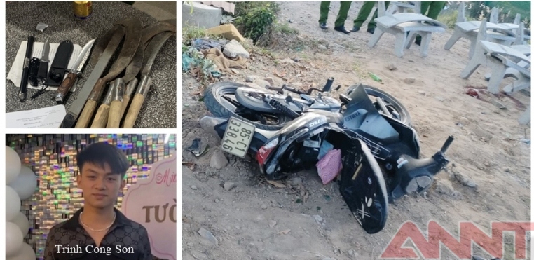 6 đối tượng bị khởi tố vì chém người ở Ninh Thuận